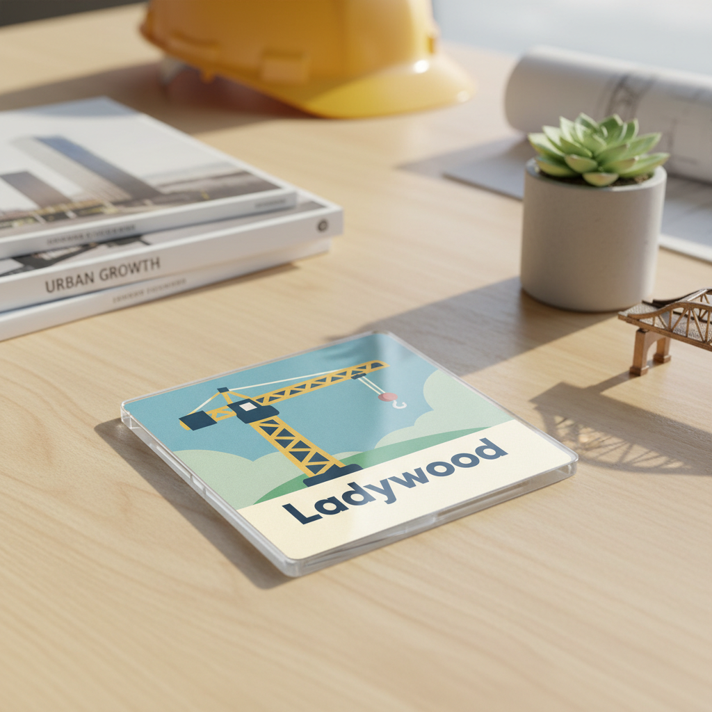 Ladywood - Coaster - Mid-Century Retro - Construction Crane