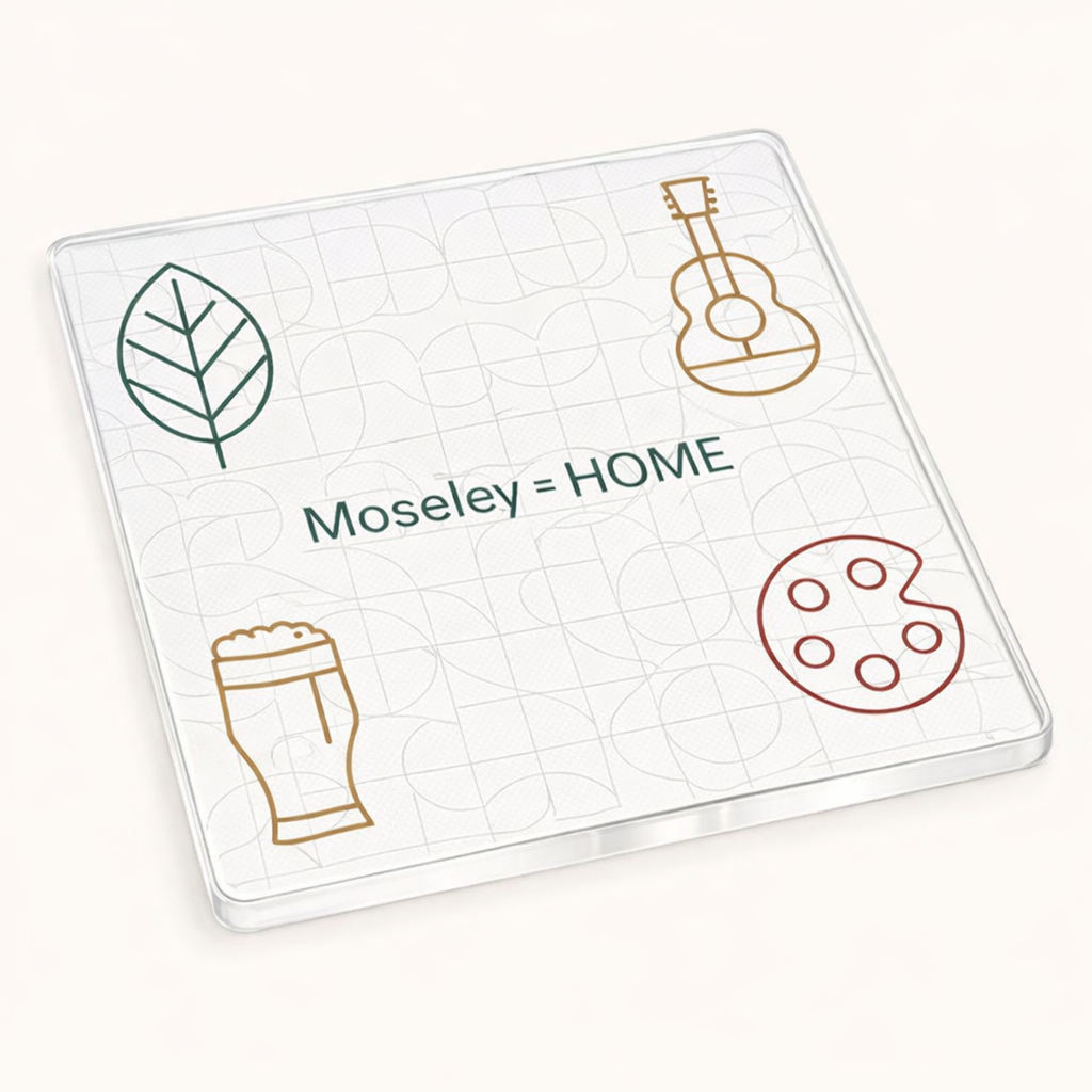 Moseley - Coaster - Geometric Lines - Local Icons