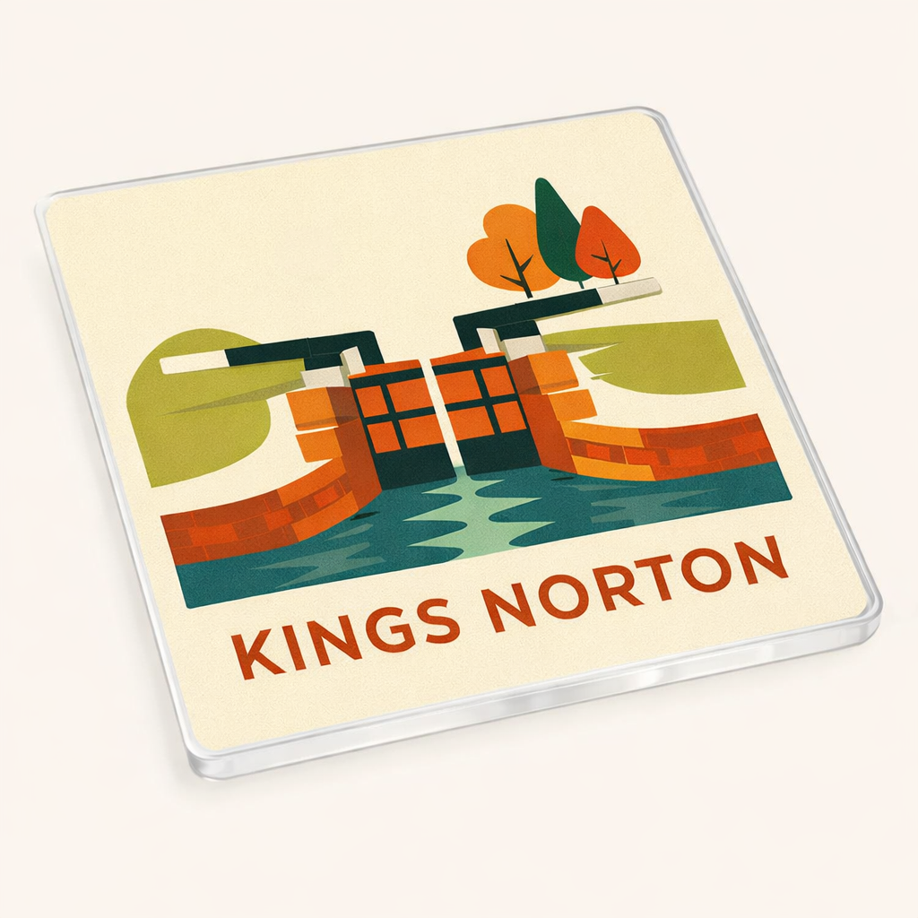 Kings Norton - Coaster - Mid-Century Retro - Canal