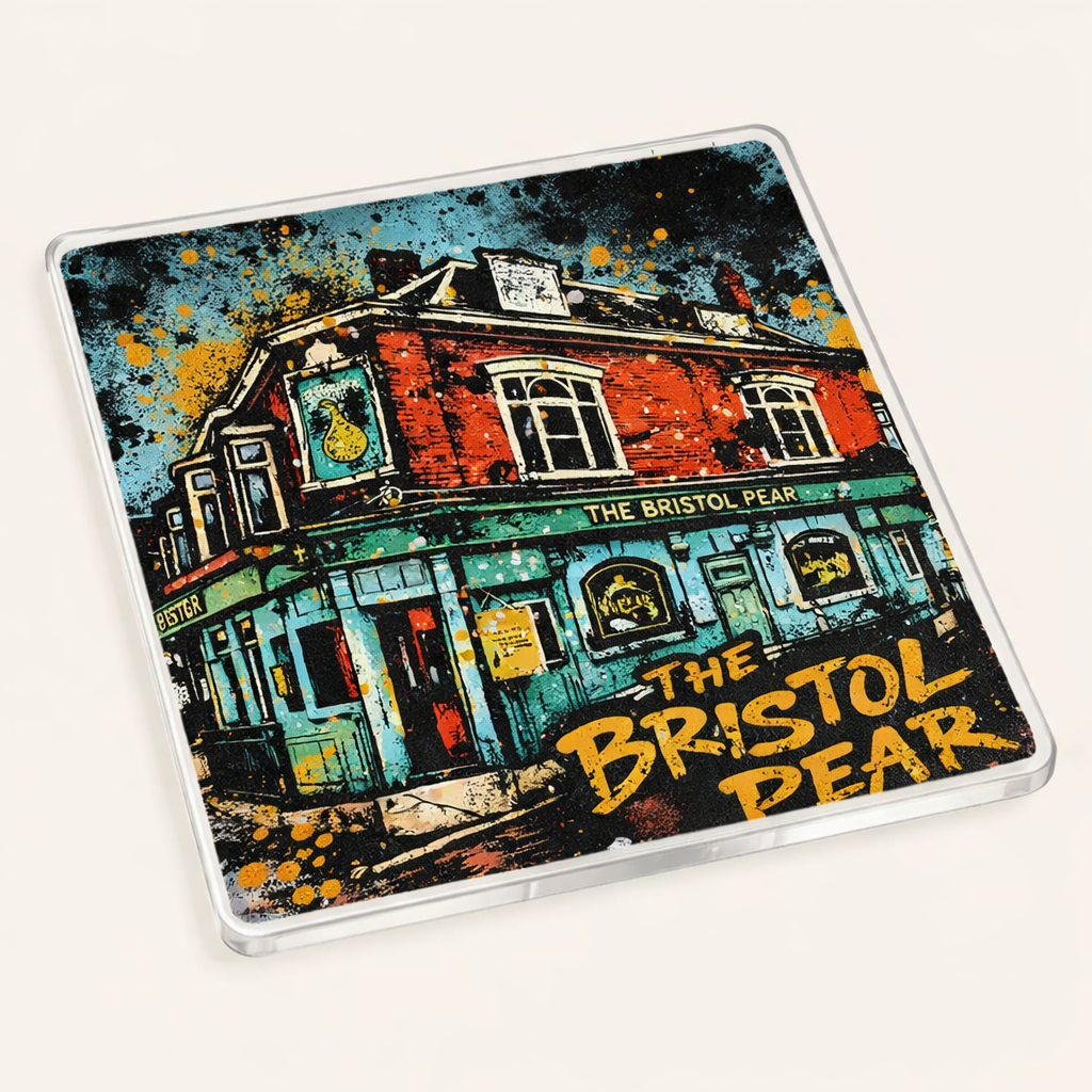 Selly Oak - Coaster - Urban Street Art - The Bristol Pear Pub
