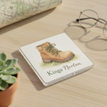 Kings Norton - Coaster - Soft Watercolours - Hiking Boots