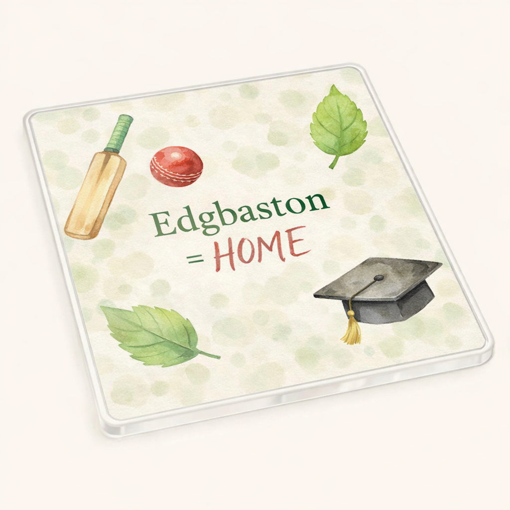 Edgbaston - Coaster - Soft Watercolours - Local Icons