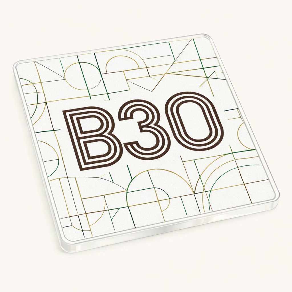 Bournville - Coaster - Geometric Lines - Postcode