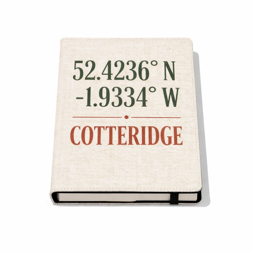 Cotteridge - Notepad - Minimalist Coordinates Design