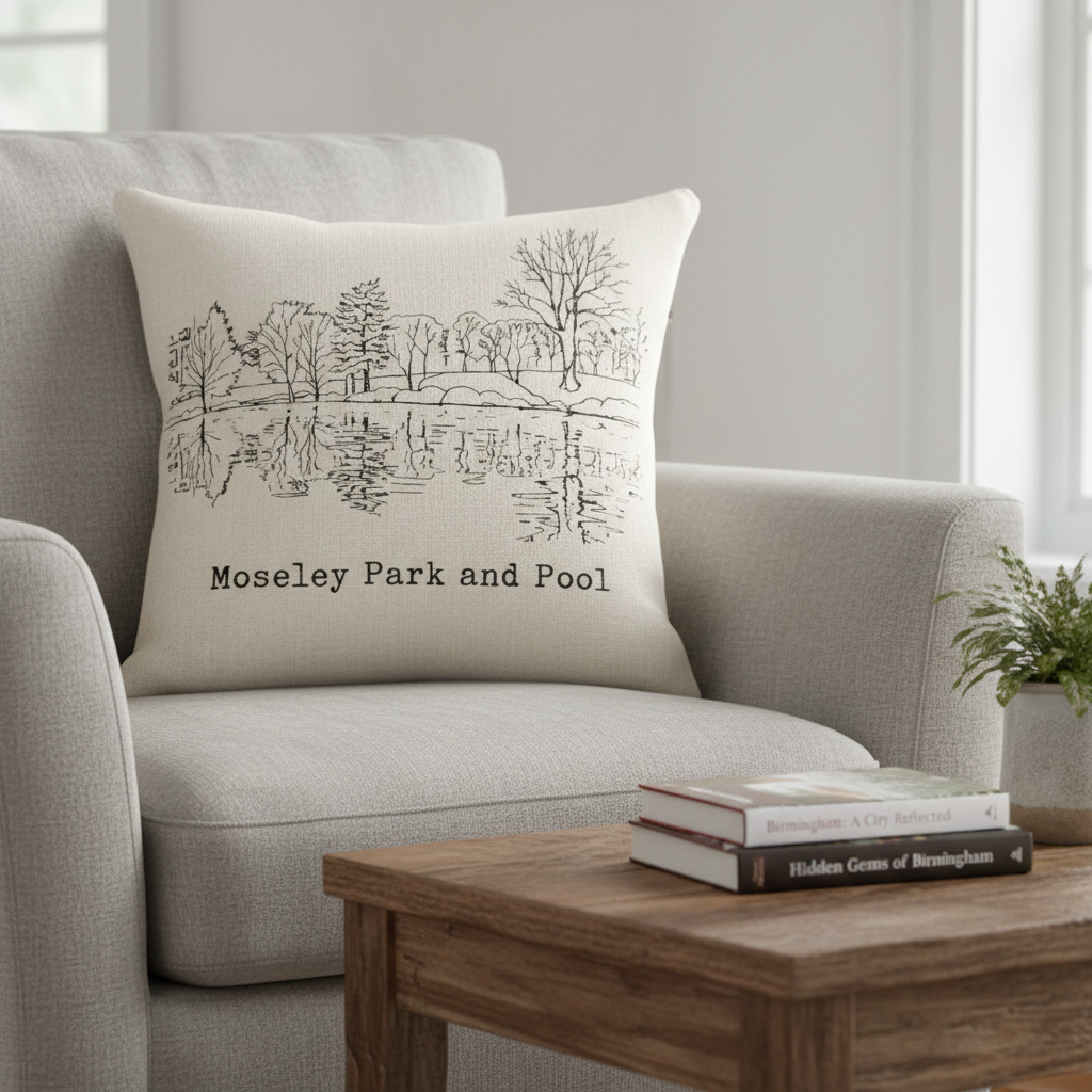 Moseley - Cushion - Minimal Lines Design - Moseley Park & Pool