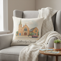 Cotteridge - Cushion - Stylised Painting Design - Cotteridge Church