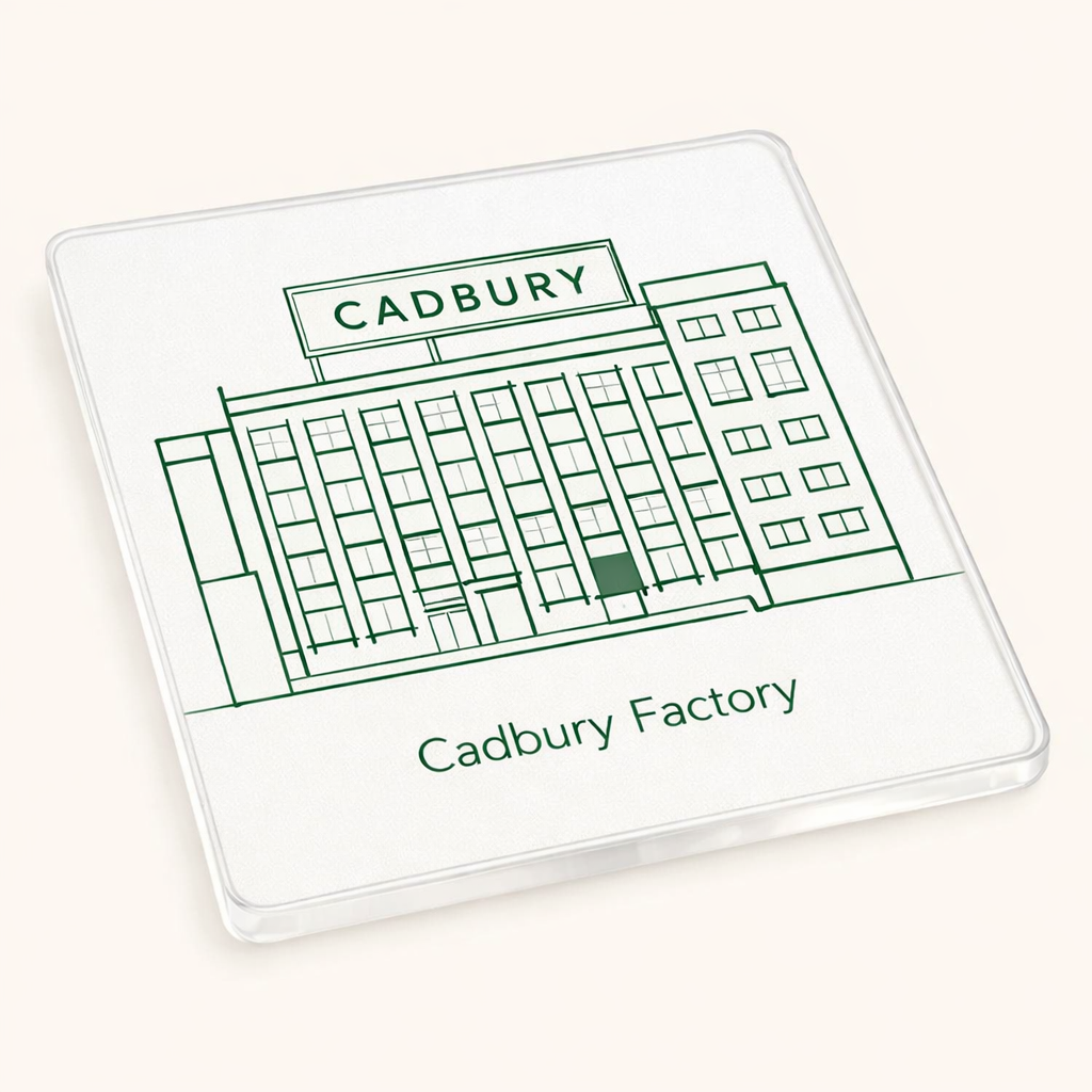 Bournville - Coaster - Geometric Lines - Cadbury Factory