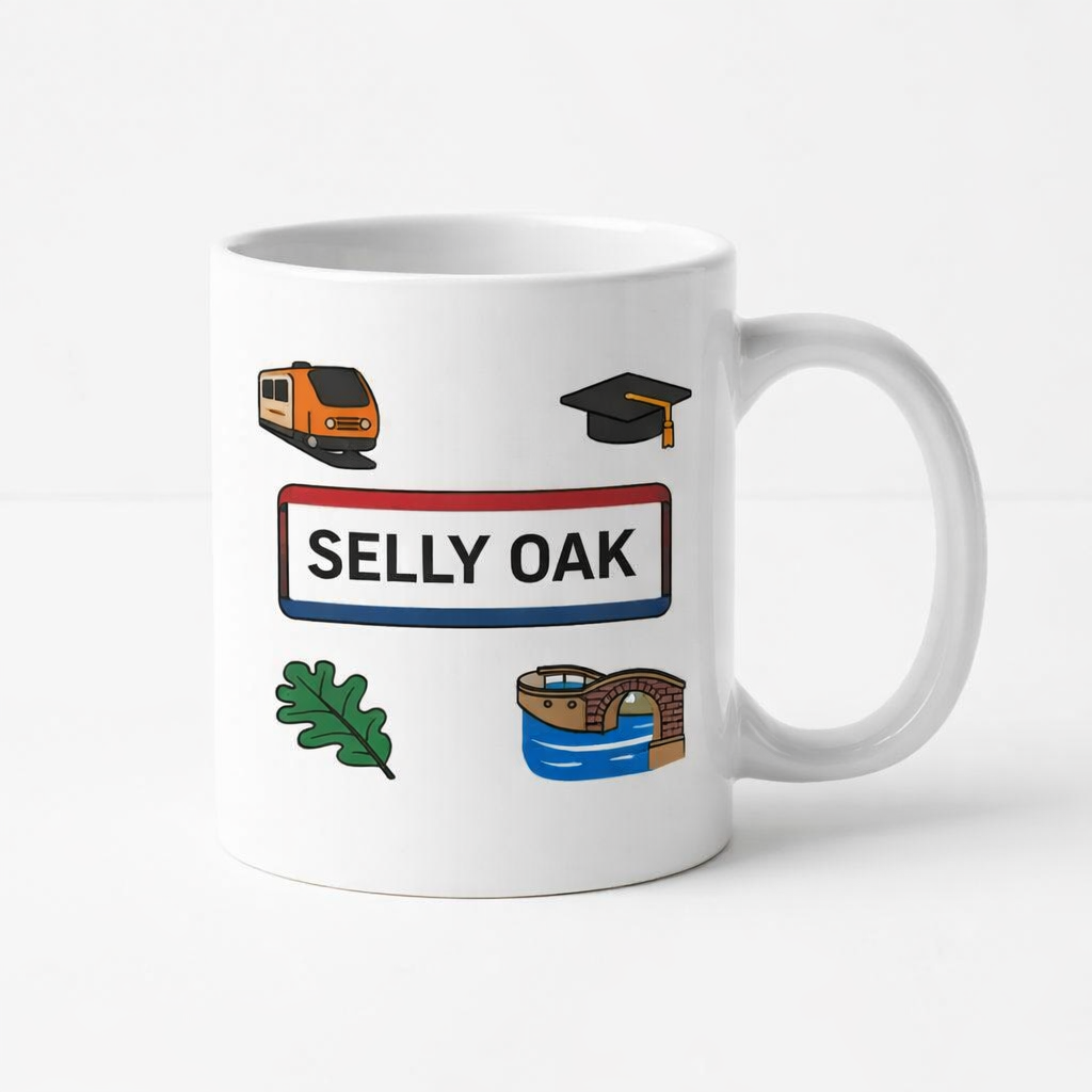 Selly Oak - Mug - Local Symbols Design