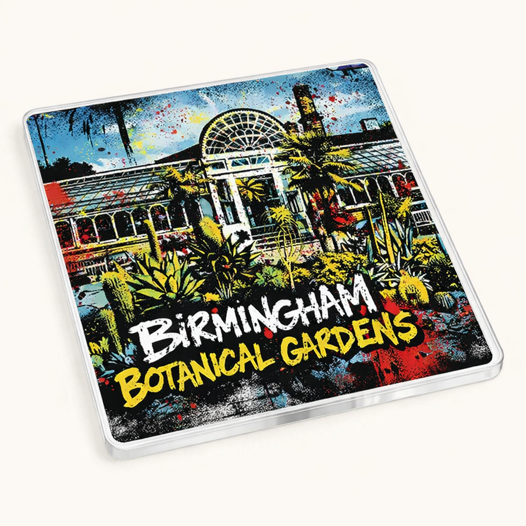 Edgbaston - Coaster - Urban Street Art - Birmingham Botanical Gardens