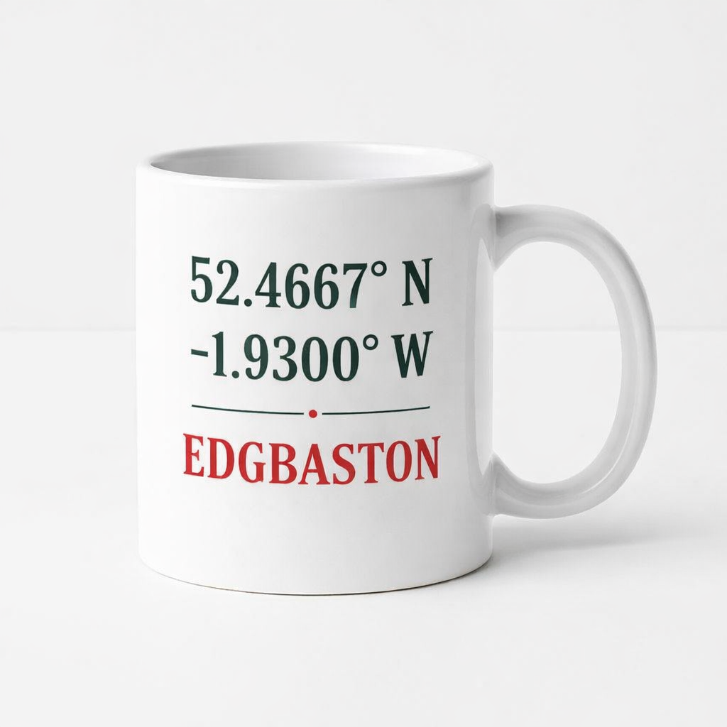 Edgbaston - Mug - Minimalist Coordinates Design