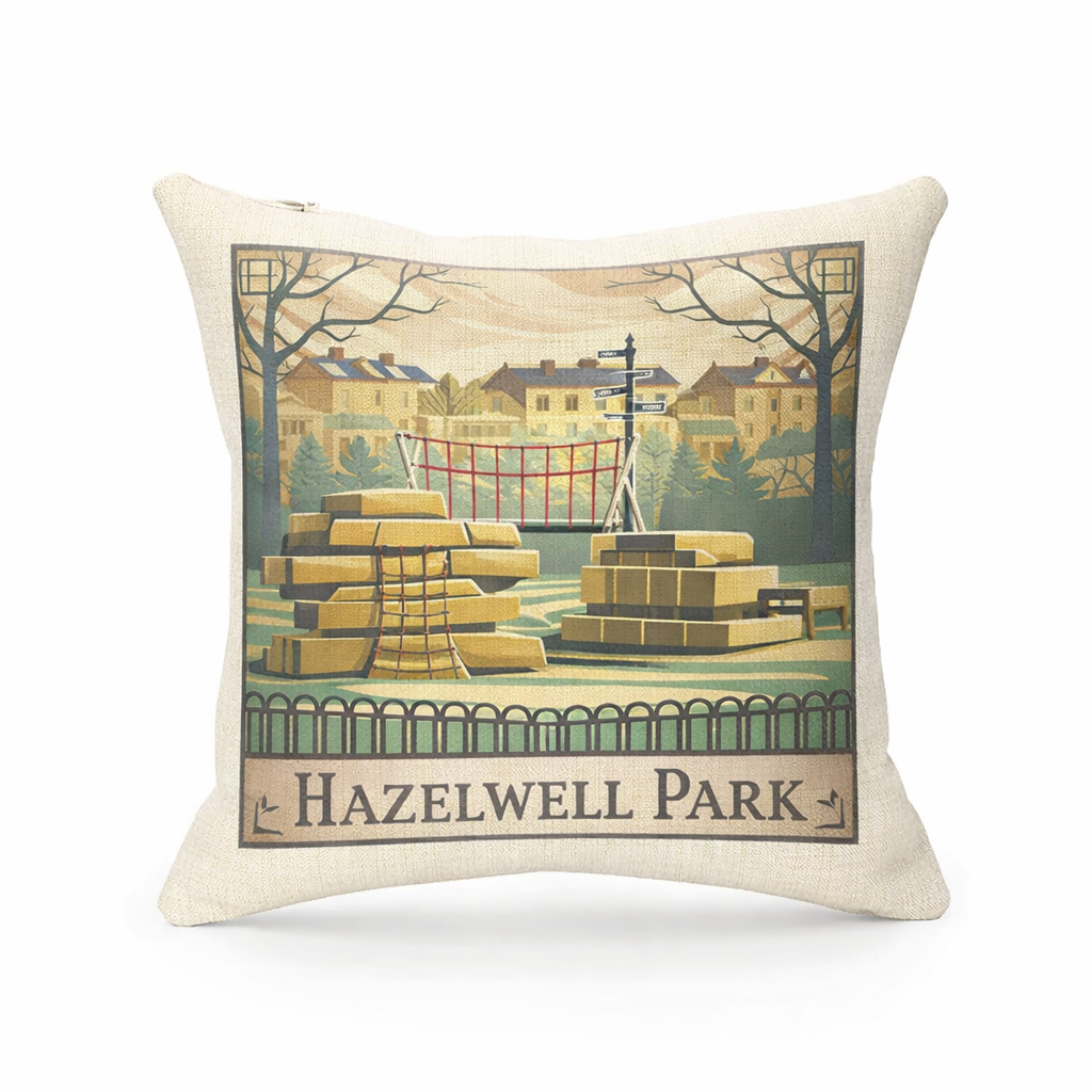 Stirchley - Cushion - Vintage Vibes Design - Hazelwell Park