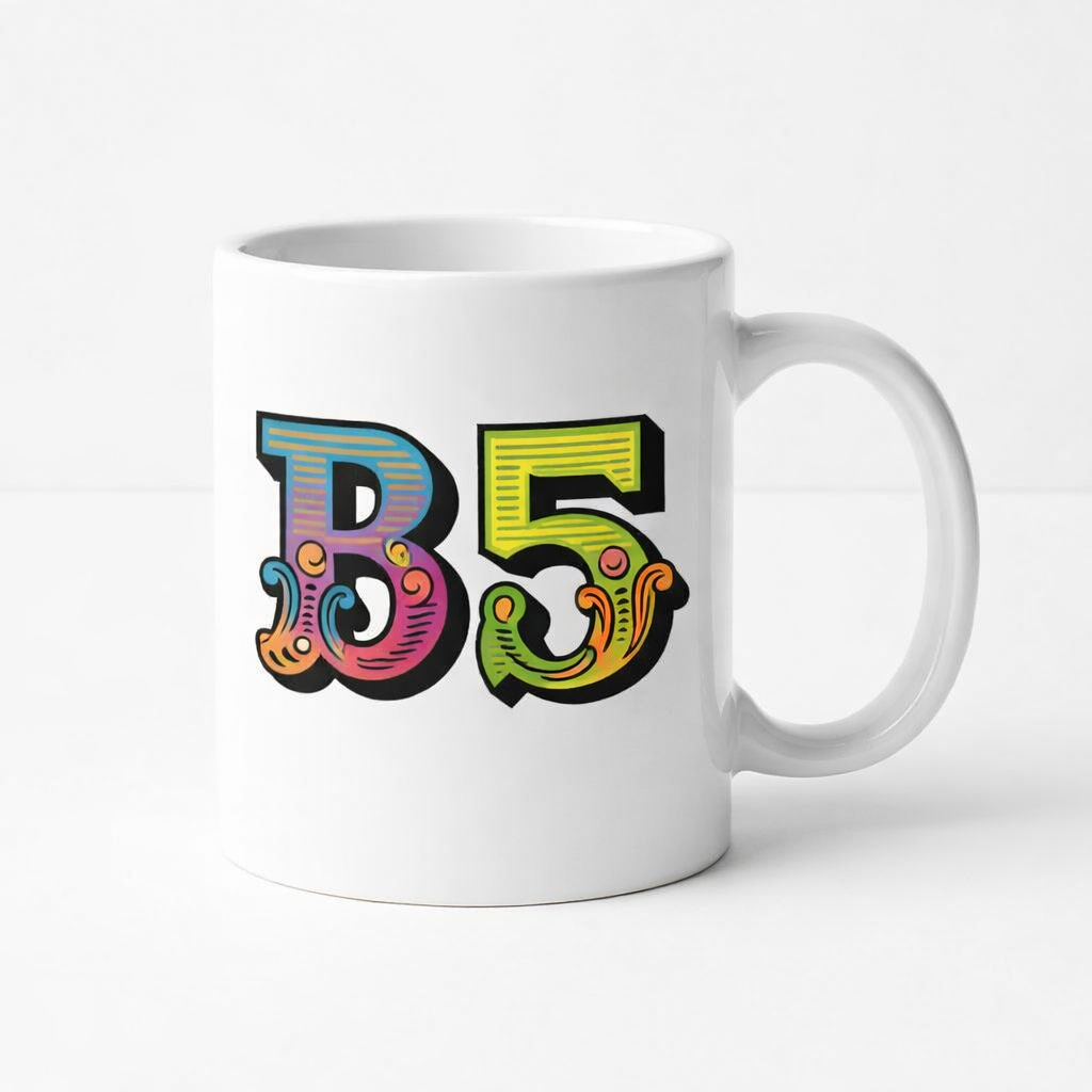 Digbeth - Mug - Colour Burst Postcode Design