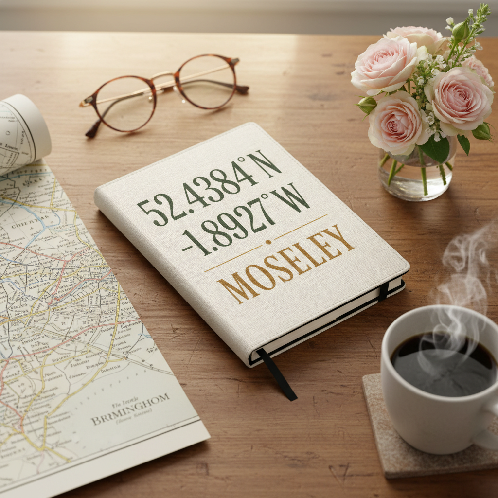 Moseley - Notepad - Minimalist Coordinates Design