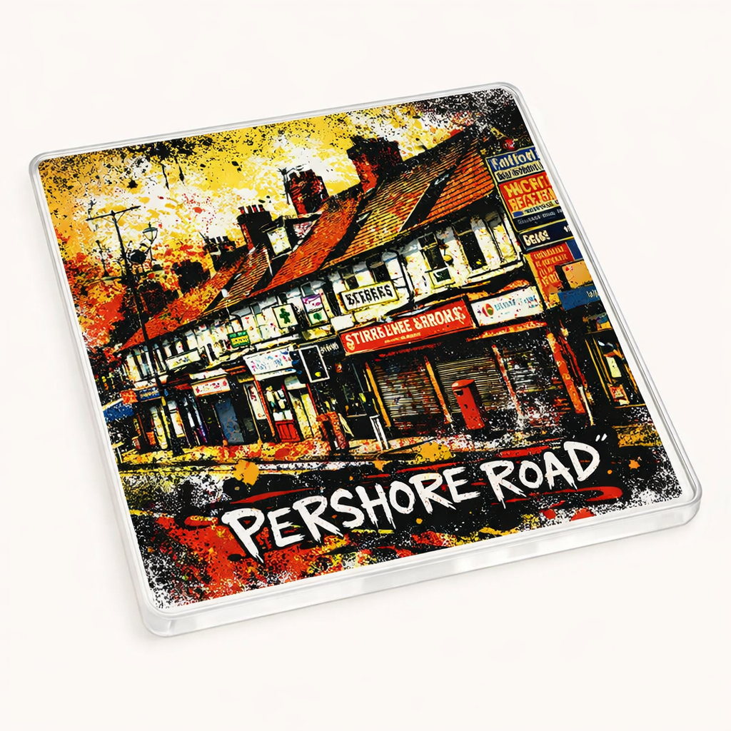 Stirchley - Coaster - Urban Street Art - Pershore Road