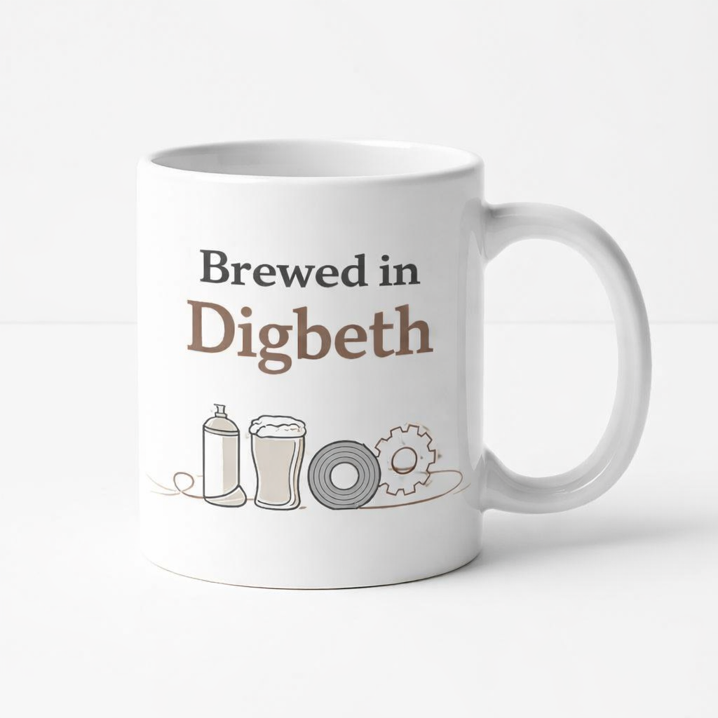 Digbeth - Mug - Minimalist Illustration Design