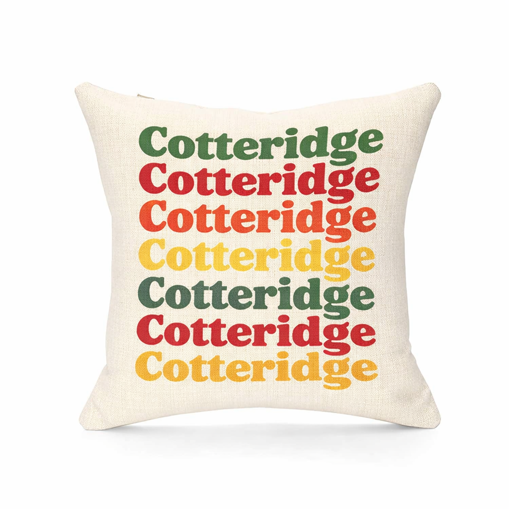 Cotteridge - Cushion - Retro Typography Design