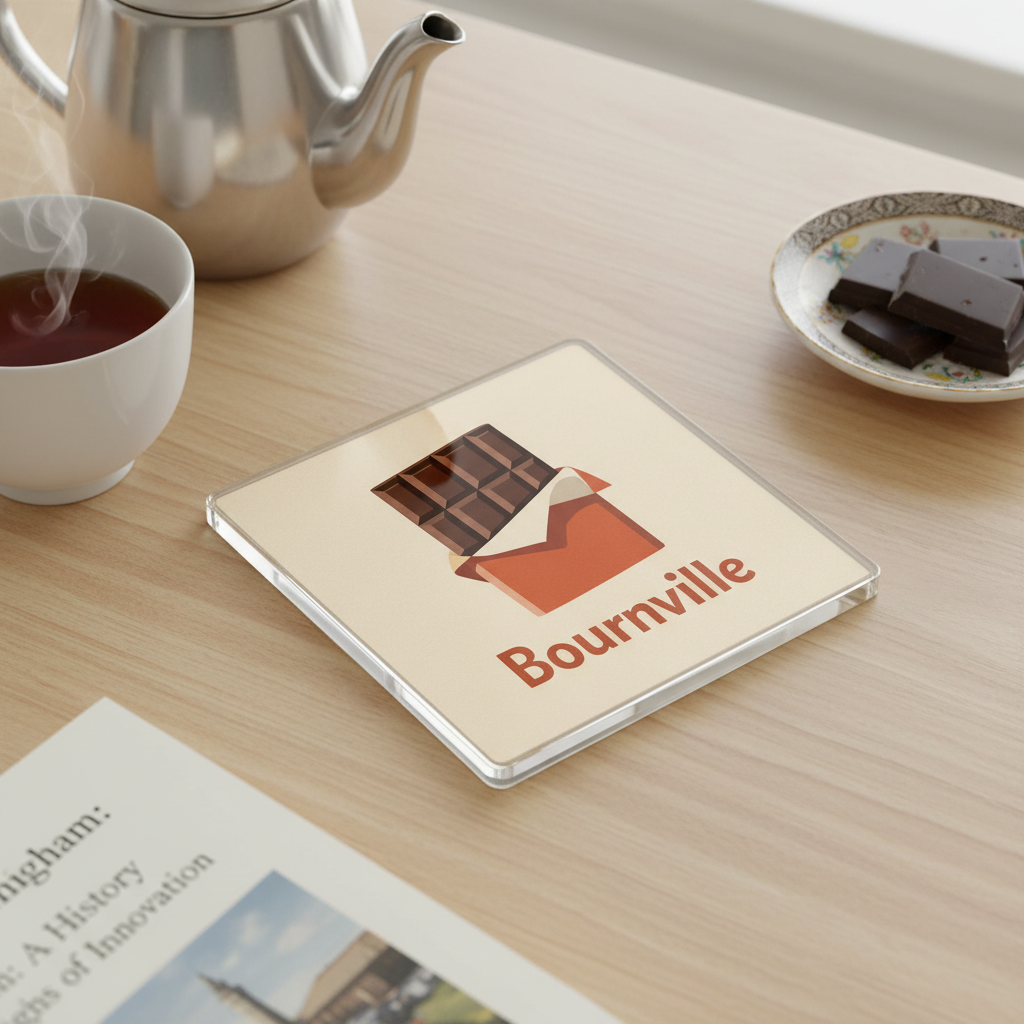 Bournville - Coaster - Mid-Century Retro - Chocolate Bar