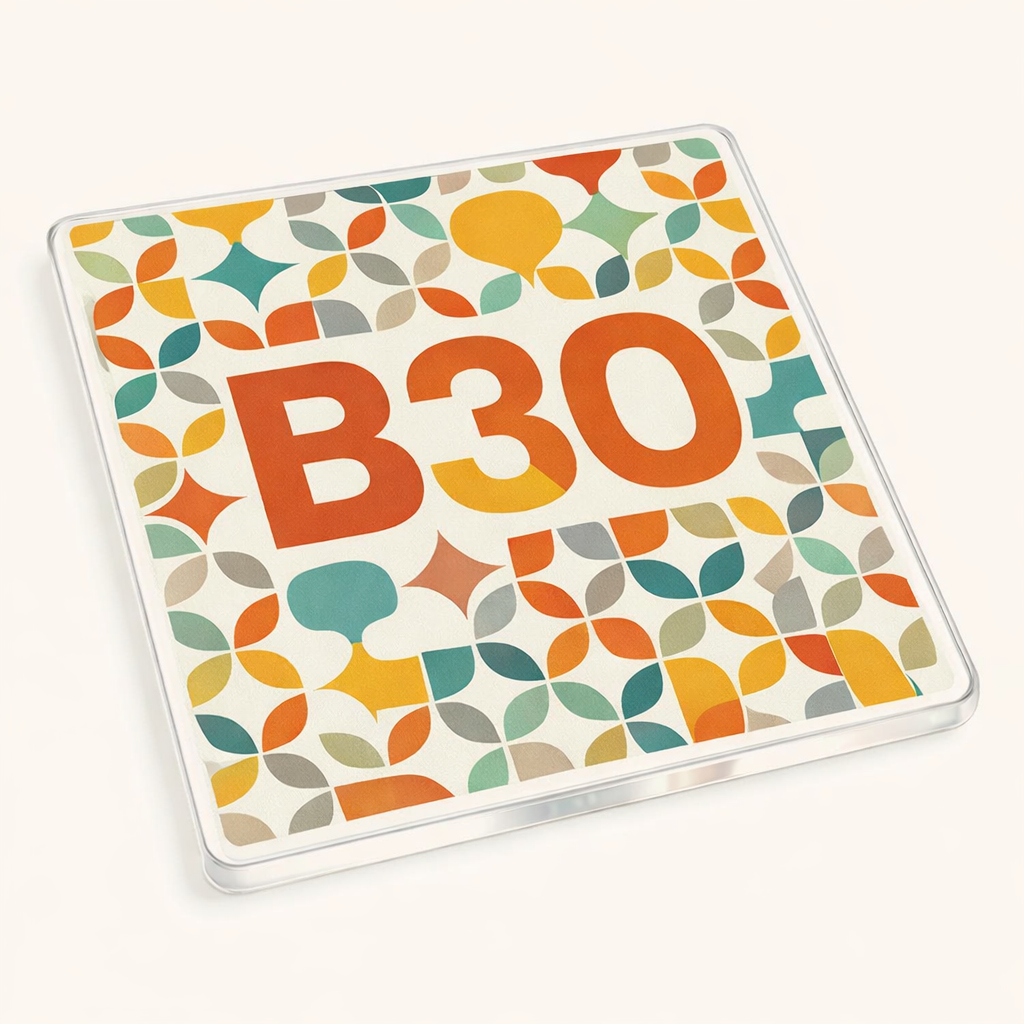 Kings Norton - Coaster - Mid-Century Retro - Postcode