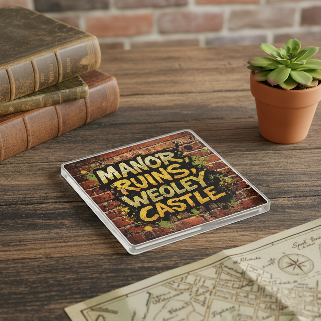 Weoley Castle - Coaster - Urban Street Art - Word Stack