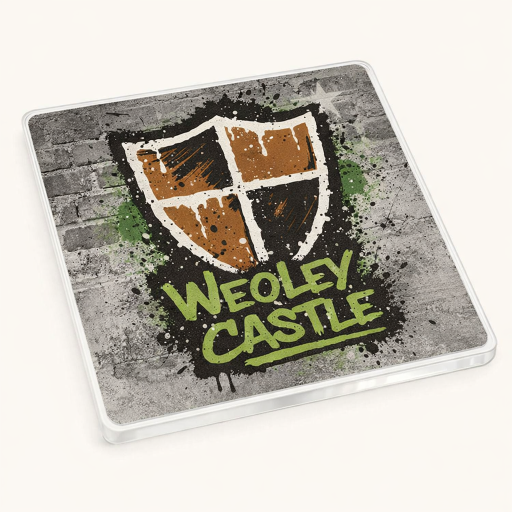 Weoley Castle - Coaster - Urban Street Art - Shield