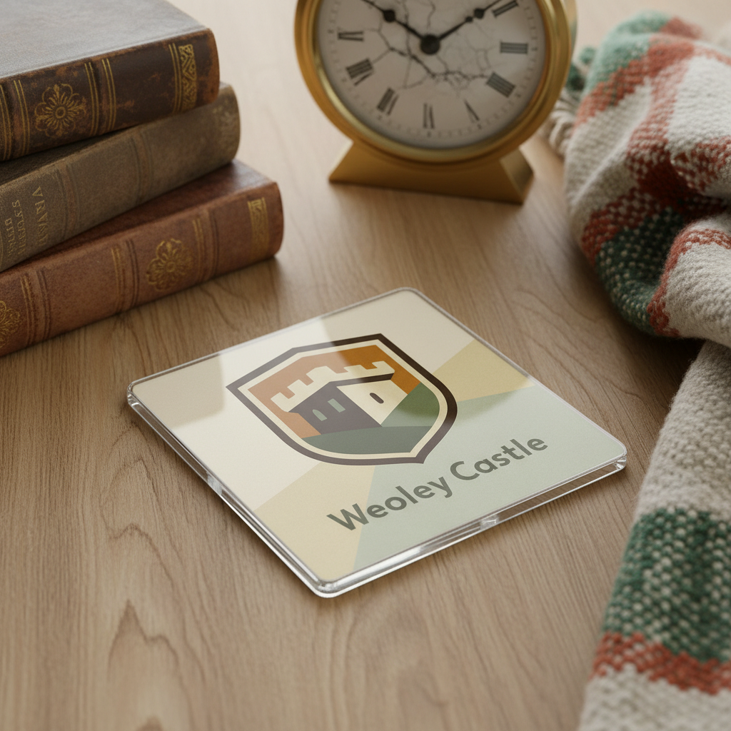 Weoley Castle - Coaster - Mid-Century Retro - Shield
