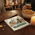 Harborne - Coaster - Mid-Century Retro - The Green Man Pub