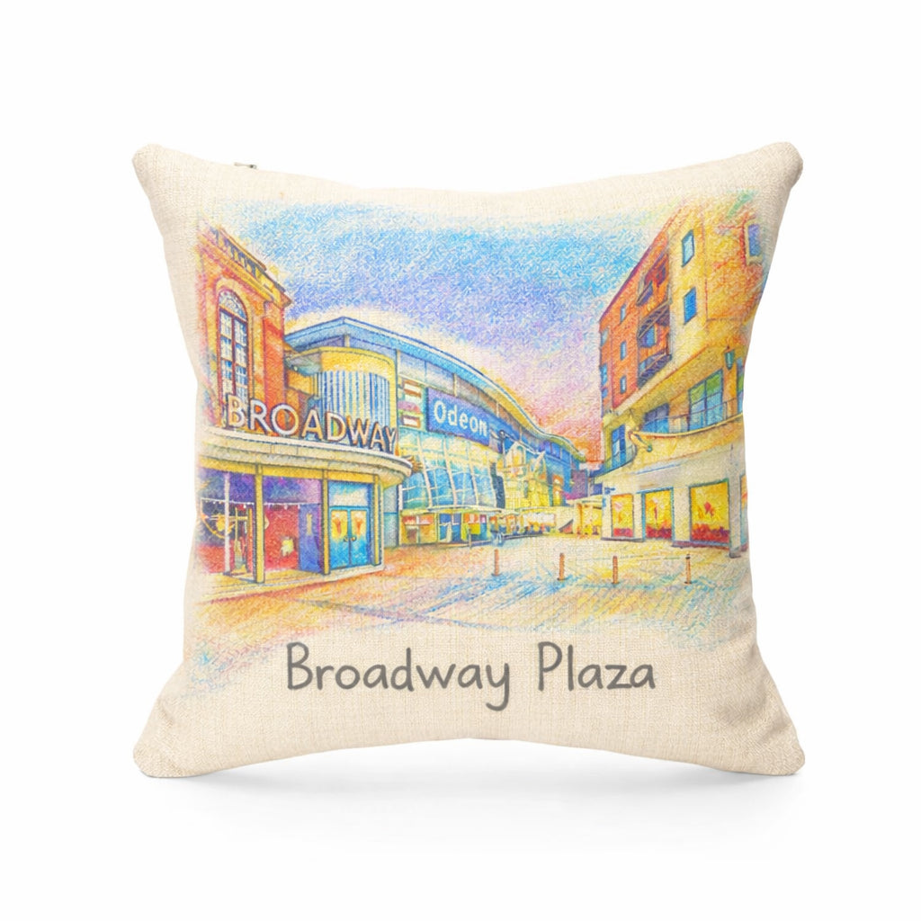 Ladywood - Cushion - Artistic Illustration Design - Broadway Plaza