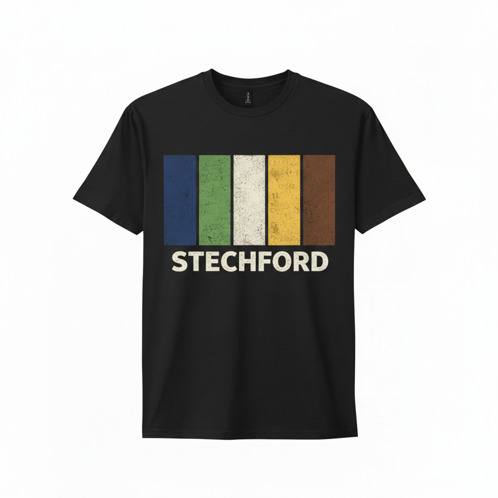 Stechford - T-Shirt - Colour Block Design
