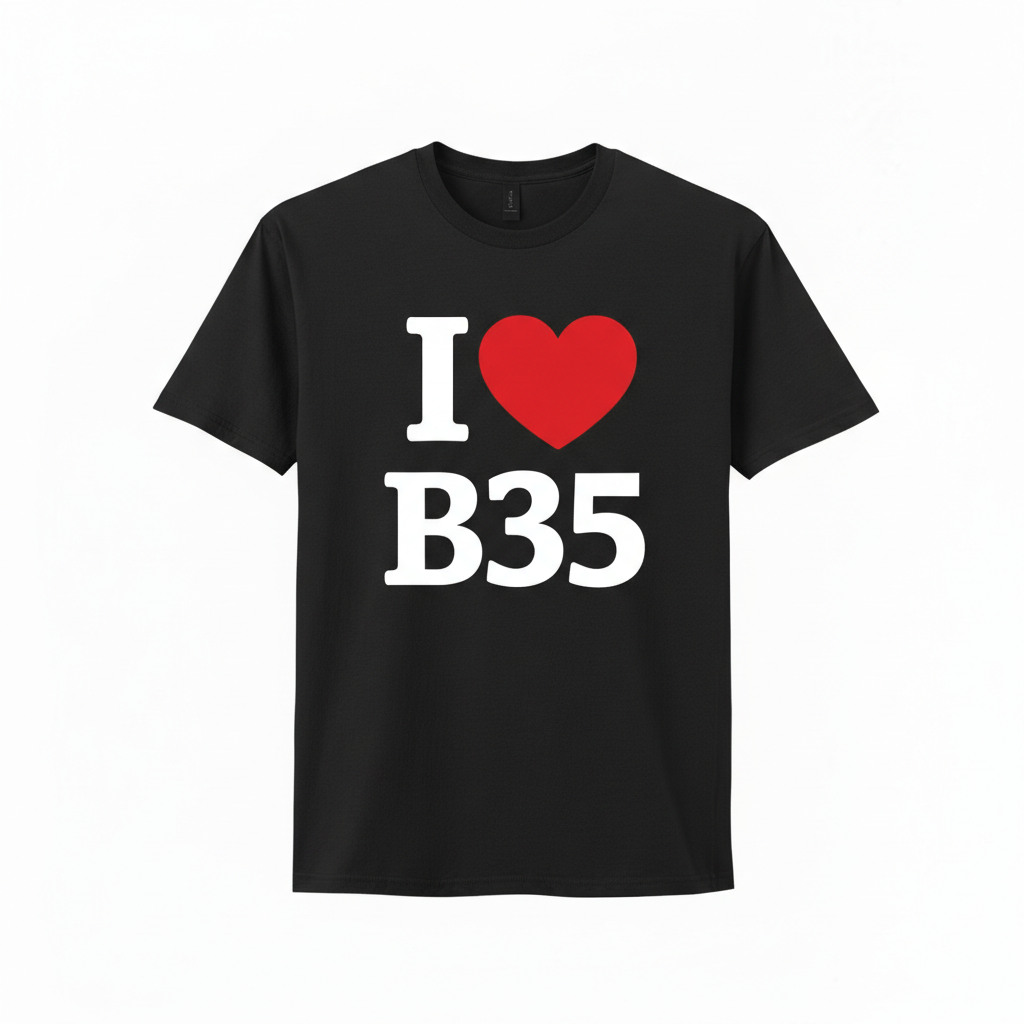 Castle Vale - T-Shirt - I Heart B35 Design