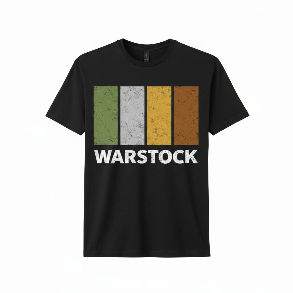 Warstock - T-Shirt - Colour Block Design