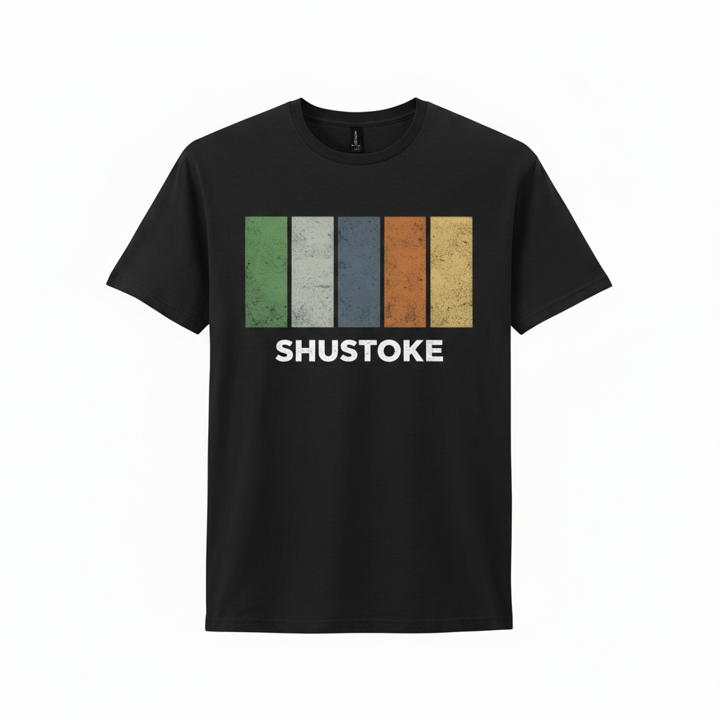 Shustoke - T-Shirt - Colour Block Design