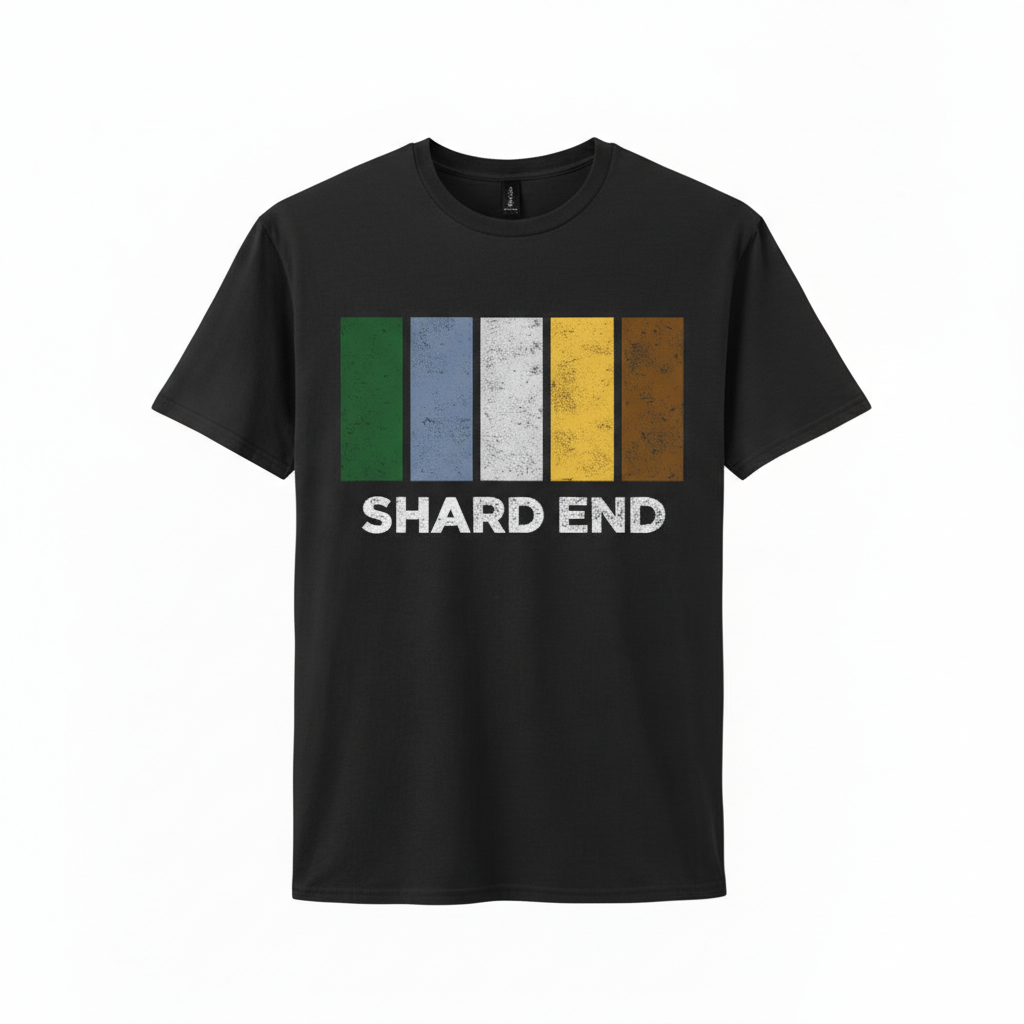 Shard End - T-Shirt - Colour Block Design