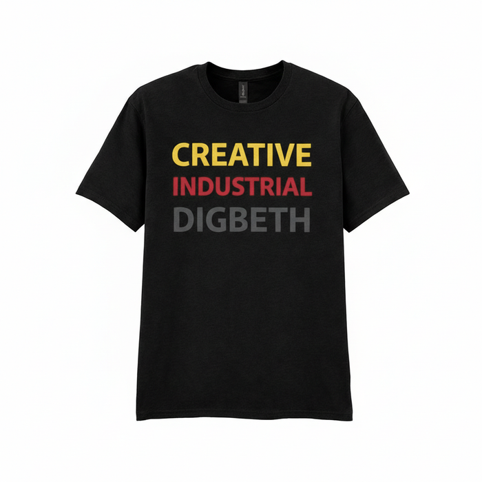 Digbeth - T-Shirt - Minimal Type Stack Design