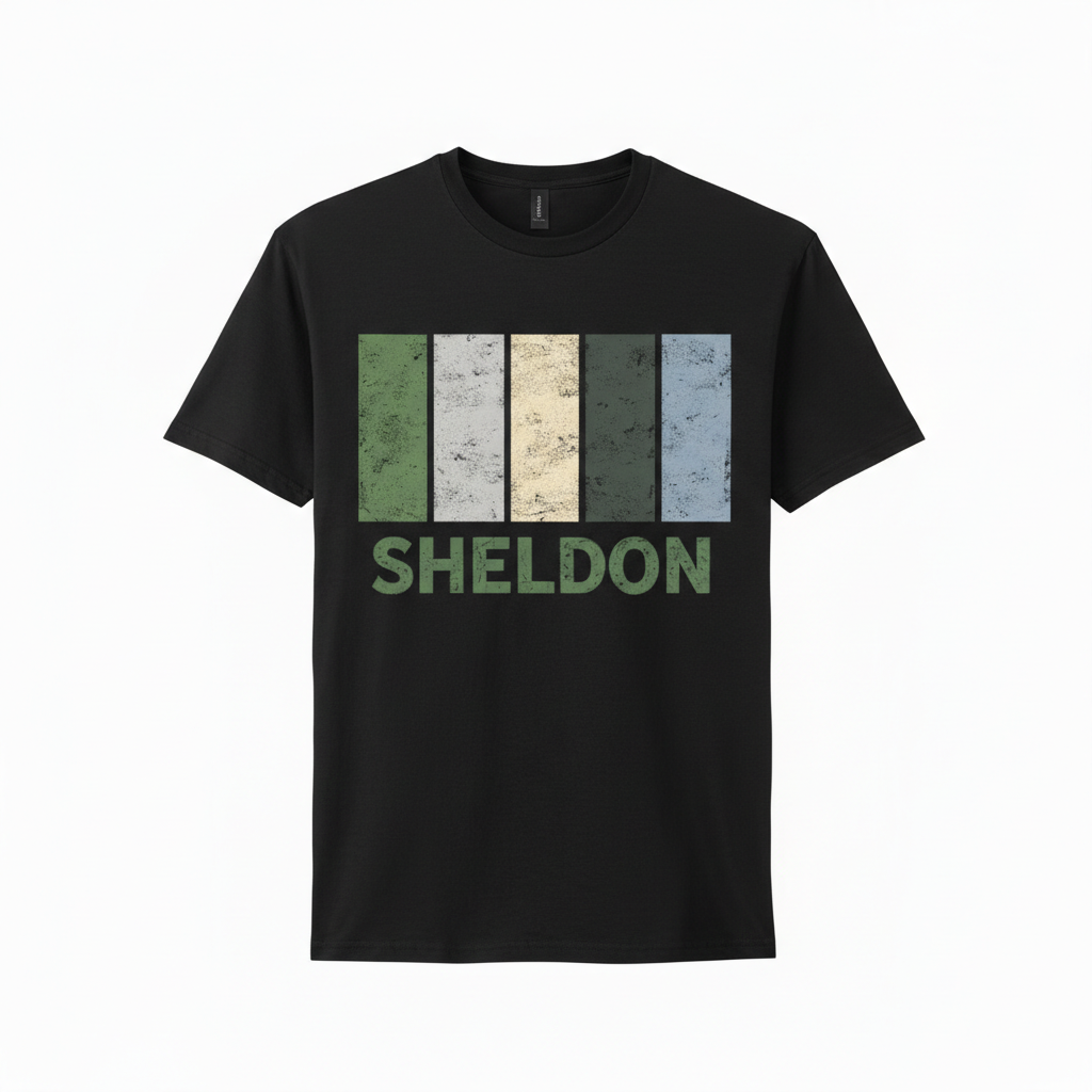 Sheldon - T-Shirt - Colour Block Design
