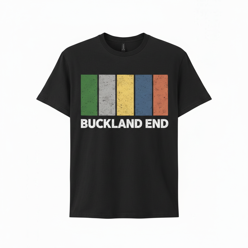 Buckland End - T-Shirt - Colour Block Design