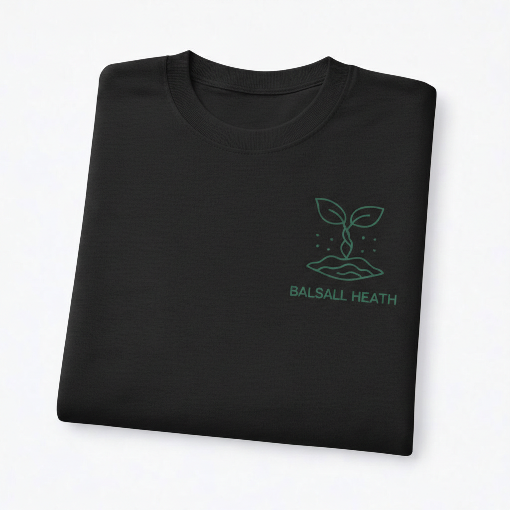 Balsall Heath - T-Shirt - Minimal Line Icon Design - New Beginnings