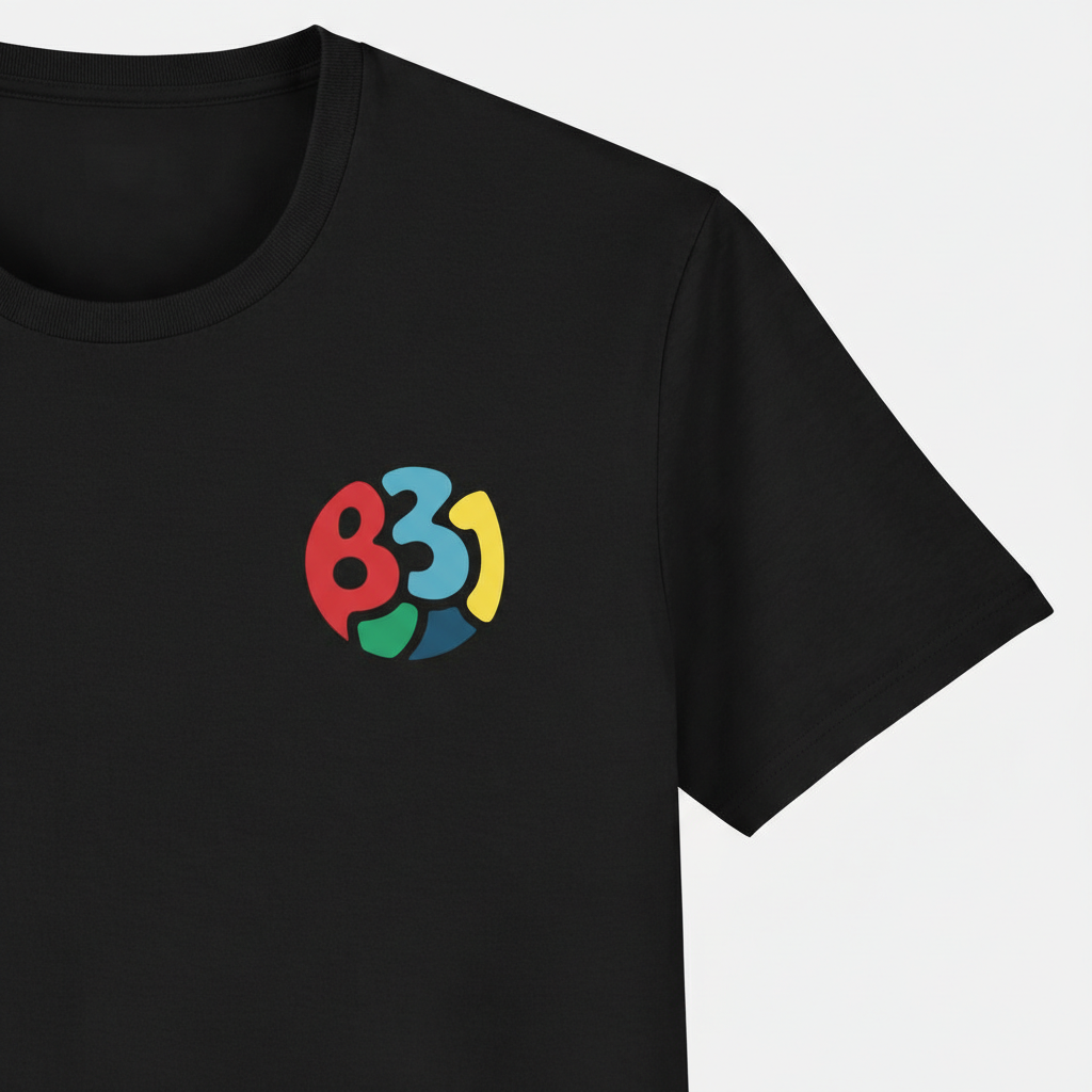 B31 - T-Shirt - Colour Burst Design