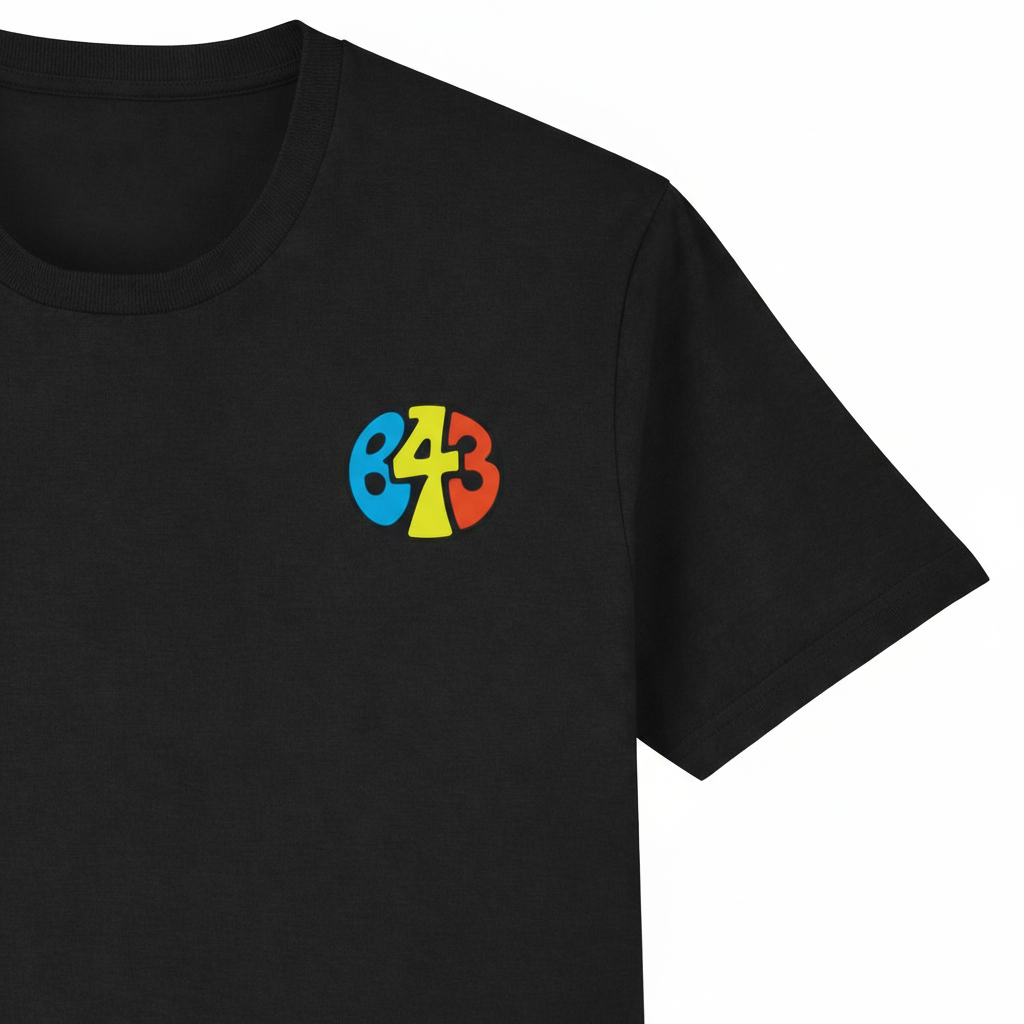 B43 - T-Shirt - Vintage Stamp Design