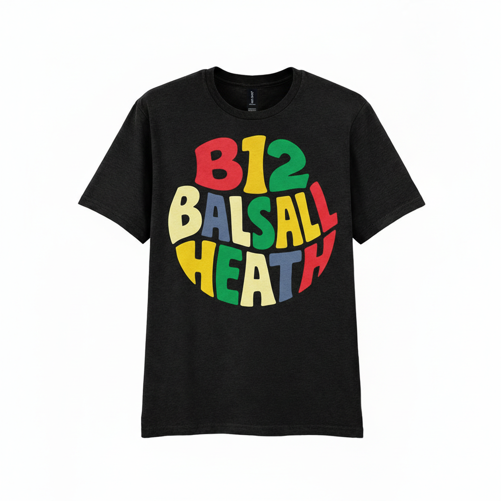 Balsall Heath - T-Shirt - Colour Burst Design