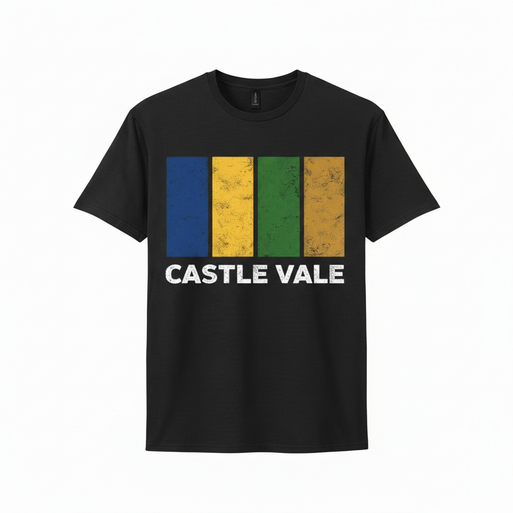 Castle Vale - T-Shirt - Colour Block Design