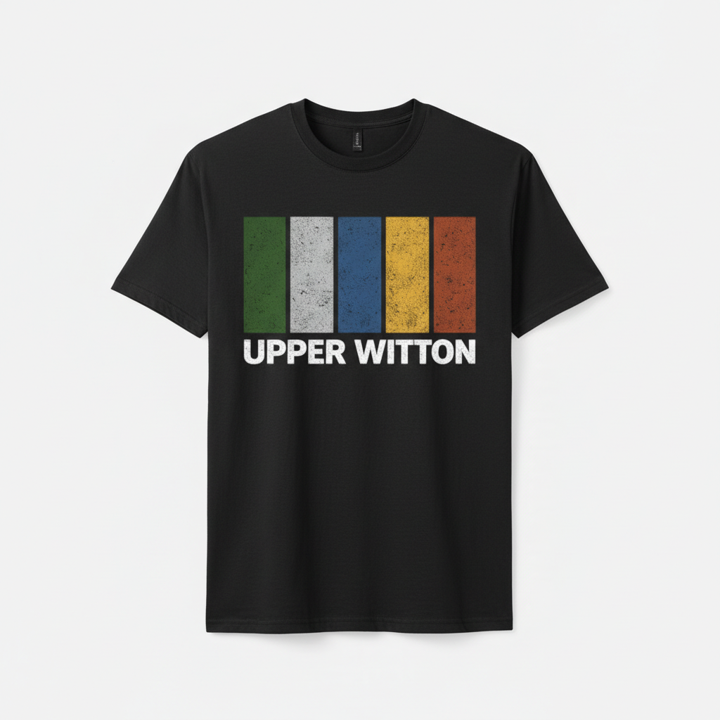 Upper Witton - T-Shirt - Colour Block Design