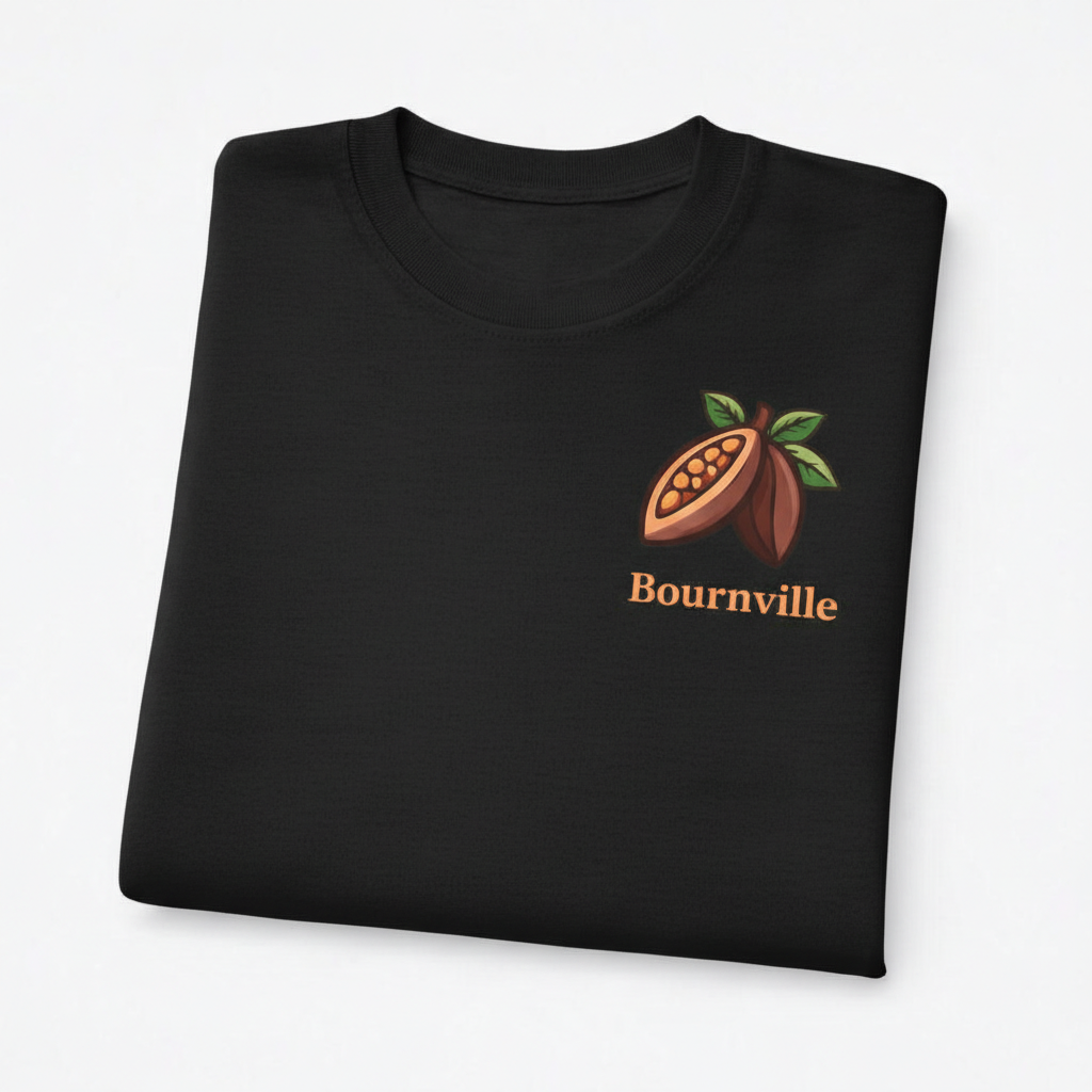 Bournville - T-Shirt - Bold Indie Design - Cocoa bean