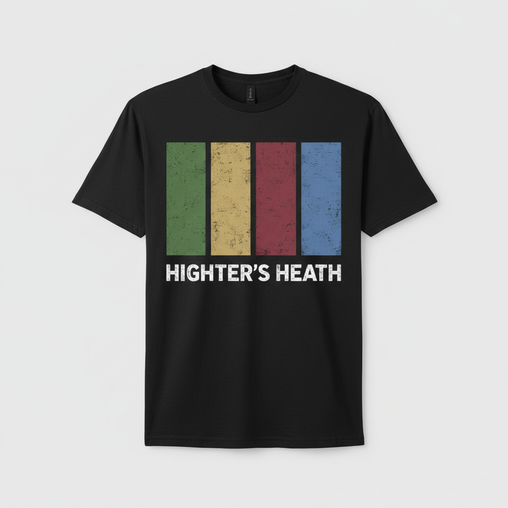 Highter's Heath - T-Shirt - Colour Block Design