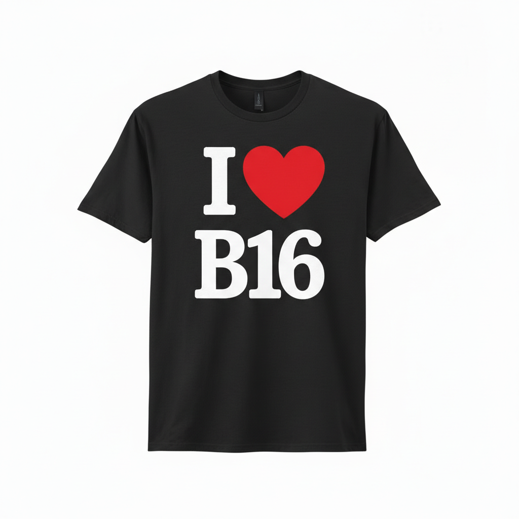 Ladywood - T-Shirt - I heart B16 Design