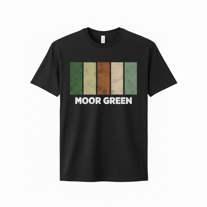Moor Green - T-Shirt - Colour Block Design