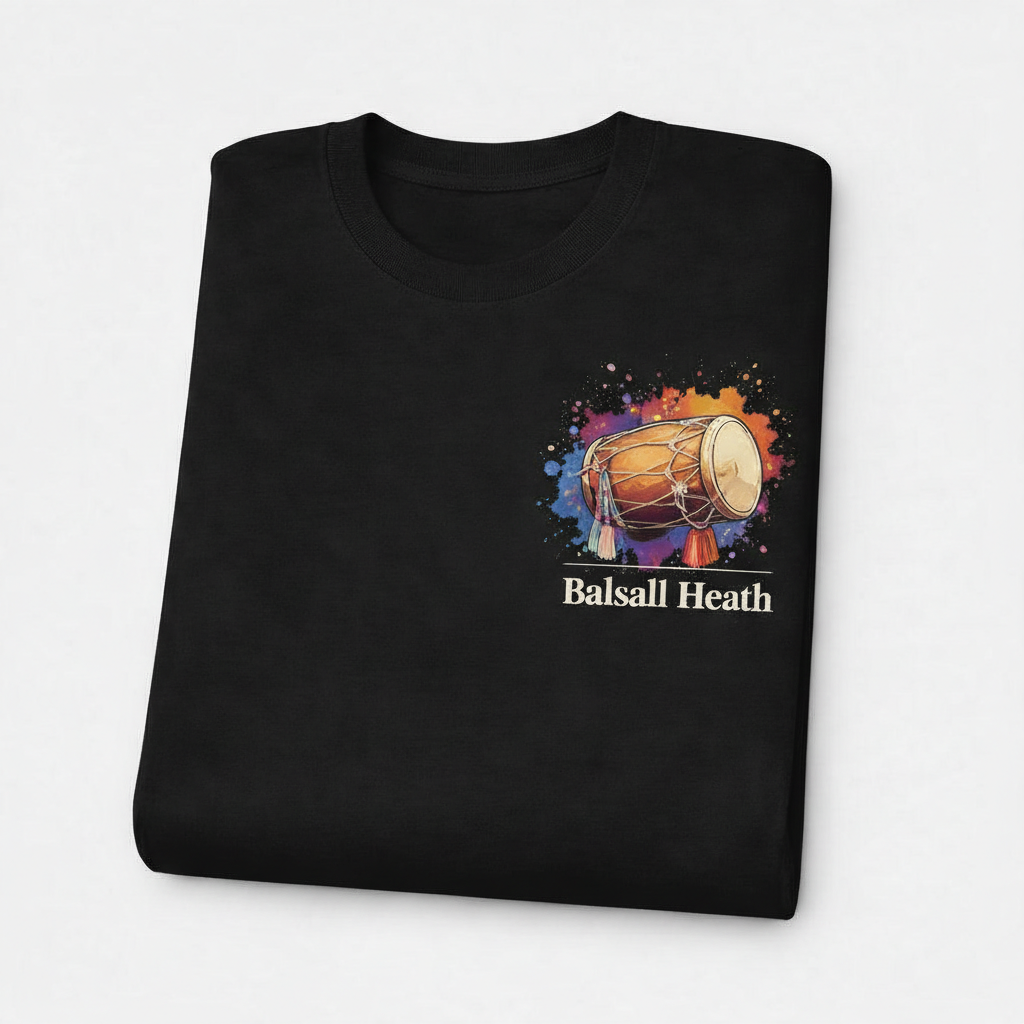 Balsall Heath - T-Shirt - Colour Splash Design - Dohl Drum