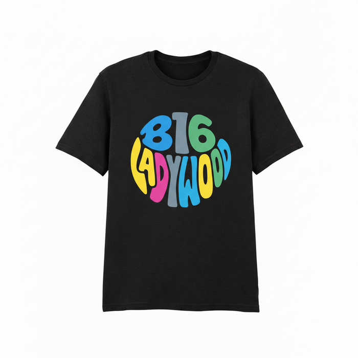 Ladywood - T-Shirt - Colour Burst Design