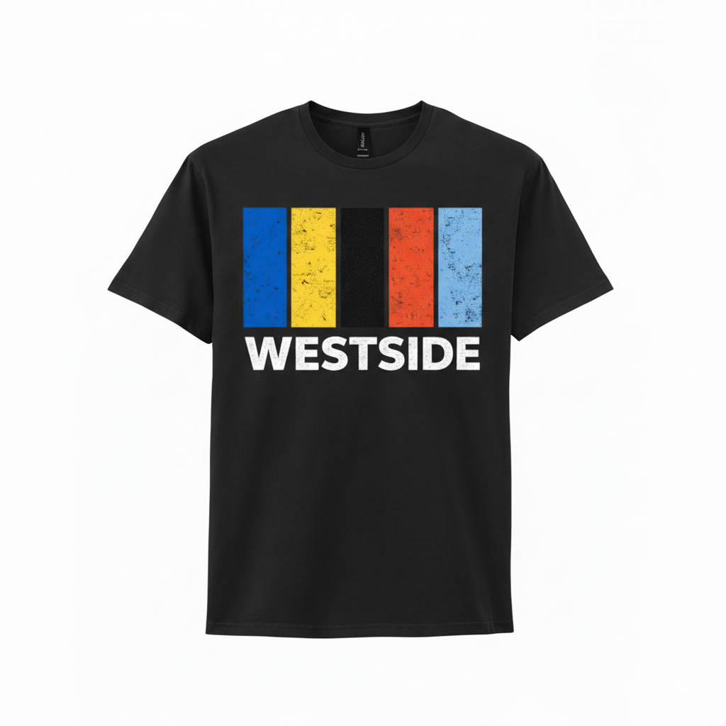 Westside - T-Shirt - Colour Block Design