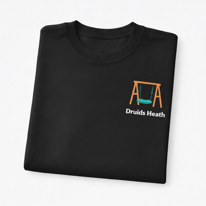 Druids Heath - T-Shirt - Minimal Cool Design - Playgrouund Swing