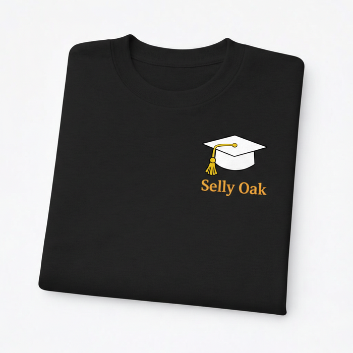 Selly Oak - T-Shirt - Minimal Cool Design - Graduation Cap